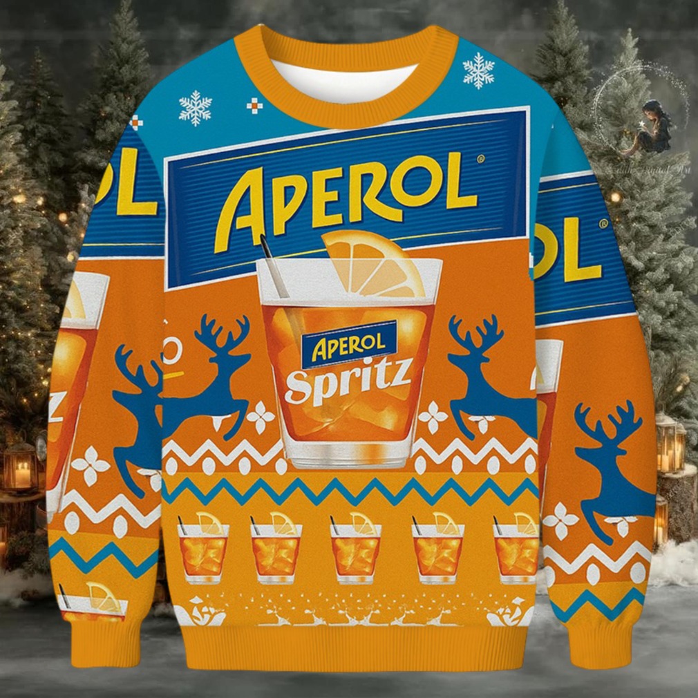 Aperol Spritz Christmas Ugly Sweatshirt Aperol Spritz Christmas Ugly Sweatshirt