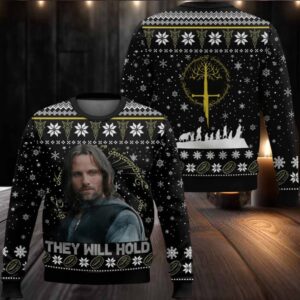 Aragorn They Will Hold The Lord Of The Rings Christmas Knitted Sweater Aragorn They Will Hold The Lord Of The Rings Christmas Knitted Sweater