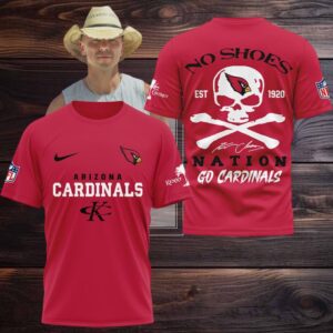Arizona Cardinals Kenny Chesney No Shoes Nation Go Cardinals Hoodie T Shirt