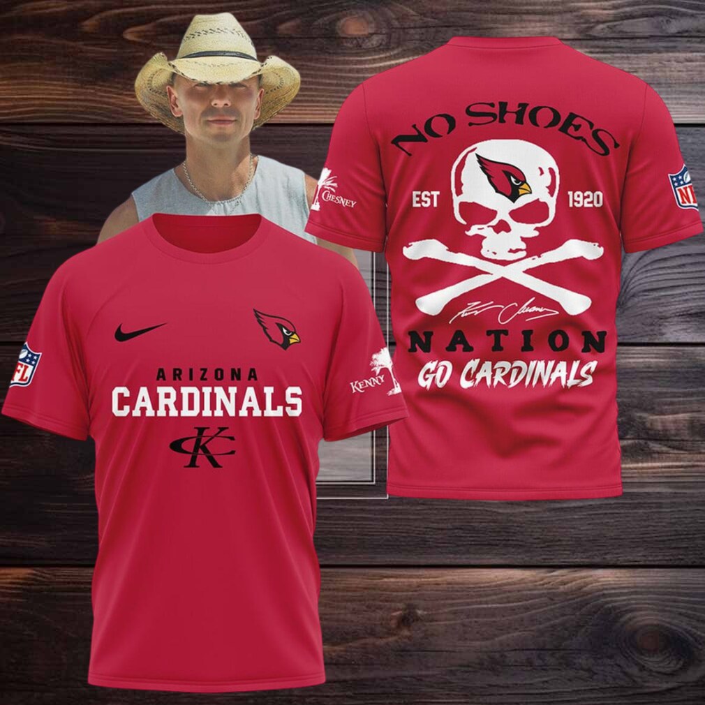Arizona Cardinals Kenny Chesney No Shoes Nation Go Cardinals Hoodie T Shirt Arizona Cardinals Kenny Chesney No Shoes Nation Go Cardinals Hoodie T Shirt