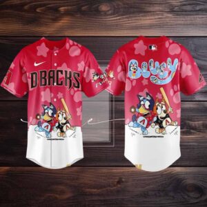 Arizona Diamondbacks 2025 Bluey MLB Game Night Christmas Baseball Jersey