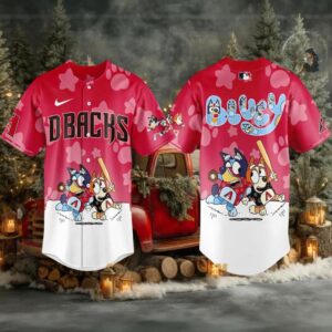 Arizona Diamondbacks 2025 Bluey MLB Game Night Christmas Baseball Jersey