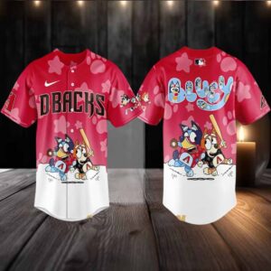 Arizona Diamondbacks 2025 Bluey MLB Game Night Christmas Baseball Jersey
