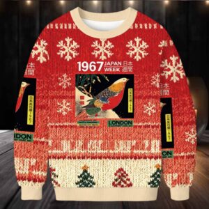 Art Studio Exhibition Japanese Christmas Ugly Sweatshirt