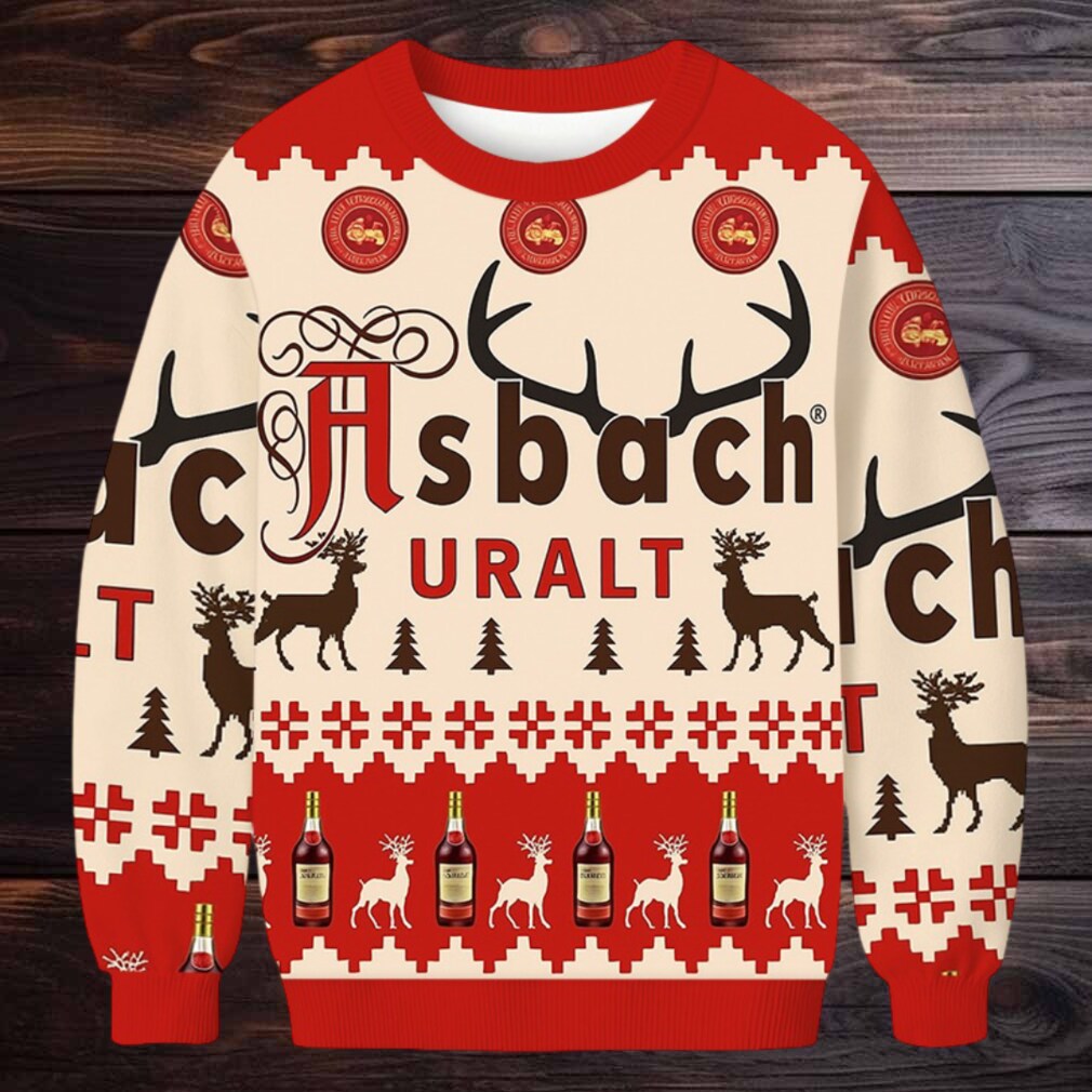 Asbach Uralt Reindeer Christmas Ugly Sweatshirt Asbach Uralt Reindeer Christmas Ugly Sweatshirt