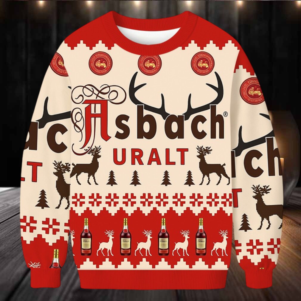 Asbach Uralt Reindeer Christmas Ugly Sweatshirt Asbach Uralt Reindeer Christmas Ugly Sweatshirt