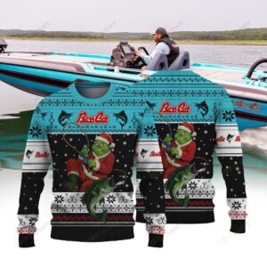 BASSCAT × Grinch Fishing Ugly Christmas Sweater