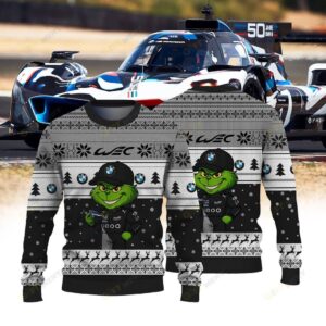 BMW M TEAM WRT FIAWEC × Grinch Ugly Christmas Sweater
