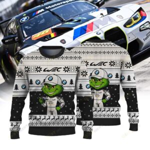 BMW M TEAM WRT II FIAWEC × Grinch Ugly Christmas Sweater