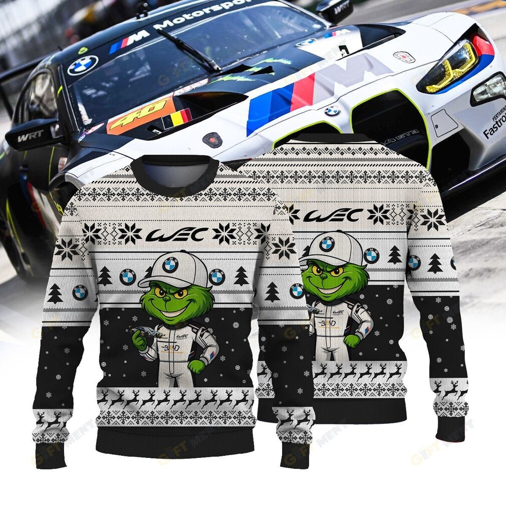 BMW M TEAM WRT II FIAWEC × Grinch Ugly Christmas Sweater BMW M TEAM WRT II FIAWEC × Grinch Ugly Christmas Sweater
