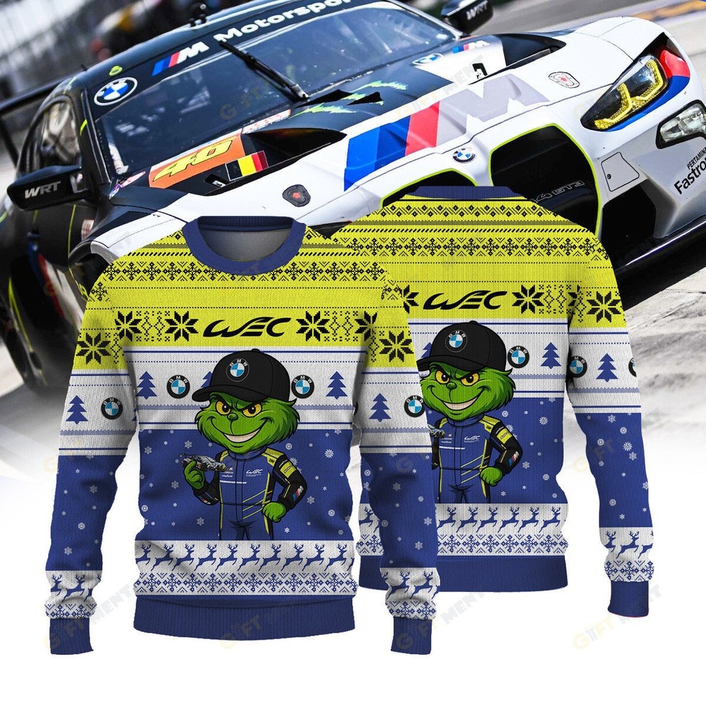 BMW M TEAM WRT III FIAWEC × Grinch Ugly Christmas Sweater BMW M TEAM WRT III FIAWEC × Grinch Ugly Christmas Sweater