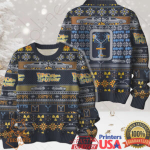 Back to the Future Christmas Sweater Back to the Future Christmas Sweater