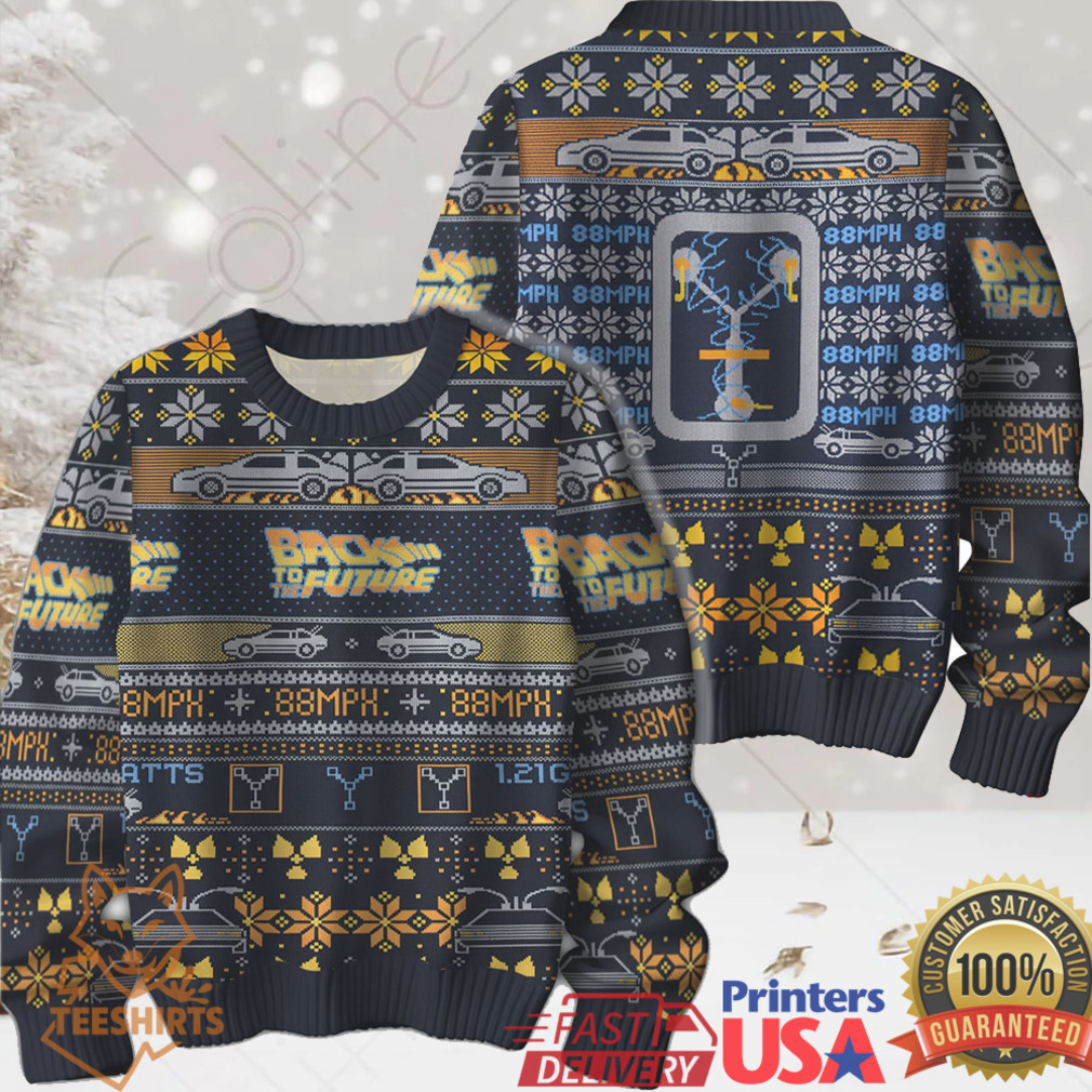 Back to the Future Christmas Sweater Back to the Future Christmas Sweater