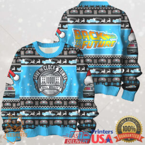 Back to the Future Christmas Ugly Sweater