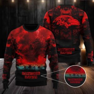 Baltimore Ravens x Stranger Things Ugly Sweater – TANTN17501