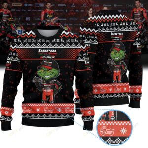 Barni Spark Racing Team WorldSBK × Grinch Ugly Christmas Sweater