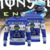 Eli Tomac Monster Energy Yamaha Star Racing × Grinch Ugly Christmas Sweater Eli Tomac Monster Energy Yamaha Star Racing × Grinch Ugly Christmas Sweater