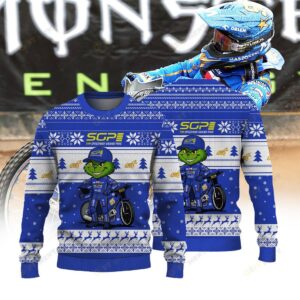 Bartosz Zmarzlik × Grinch FIM Speedway SGP Christmas Ugly Sweater Bartosz Zmarzlik × Grinch FIM Speedway SGP Christmas Ugly Sweater