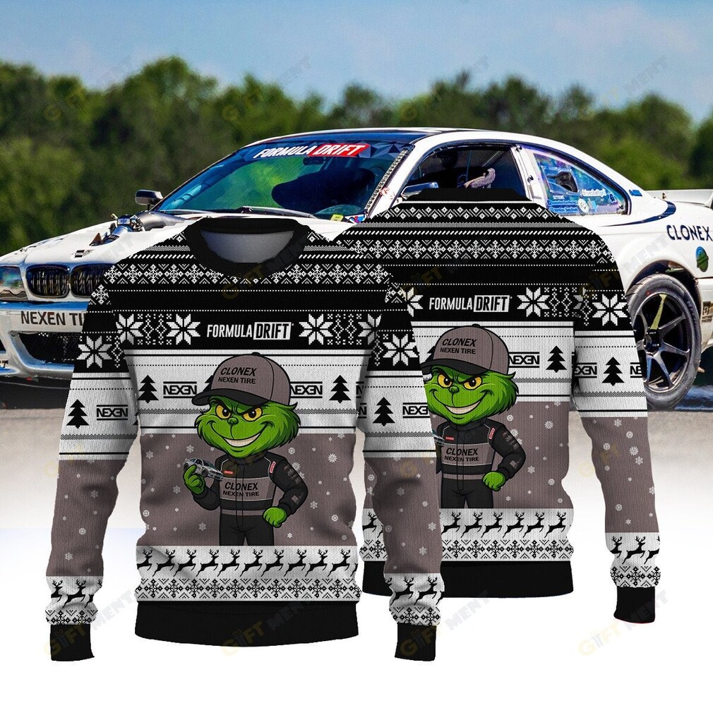 Beechum Racing Trenton Beechum × Grinch Ugly Christmas Sweater Beechum Racing Trenton Beechum × Grinch Ugly Christmas Sweater
