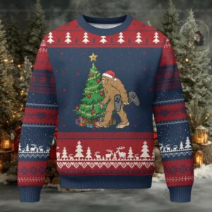 Bigfoot Gamer Xmas Ugly Christmas Sweater Funny Sasquatch Gaming Xmas Bigfoot Gamer Xmas Ugly Christmas Sweater Funny Sasquatch Gaming Xmas