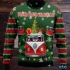 Houston Texans Santa Claus In The Moon Ugly Christmas Sweater Best Red Houston Texans Santa Claus In The Moon Ugly Christmas Sweater Best Red