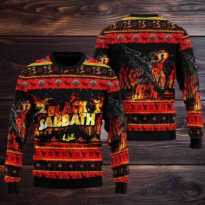 Black Sabbath Ugly Sweater – ANHNV 5727 Black Sabbath Ugly Sweater – ANHNV 5727