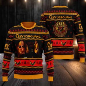 Black Sabbath x Ozzy Osbourne Ugly Sweater – ANHNV 5538