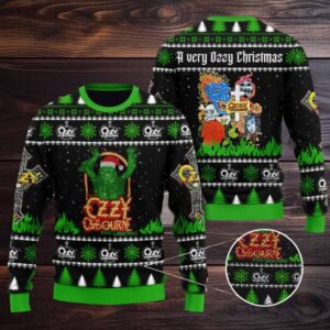 Black Sabbath x Ozzy Osbourne Ugly Sweater – ANHNV 5686 Black Sabbath x Ozzy Osbourne Ugly Sweater – ANHNV 5686