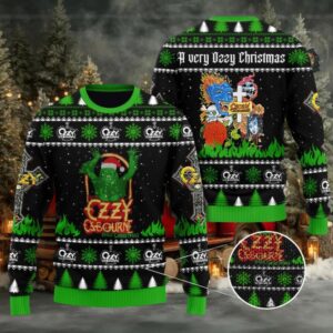 Black Sabbath x Ozzy Osbourne Ugly Sweater – ANHNV 5686