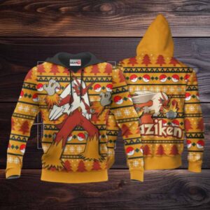 Blaziken Anime Pokemon Manga Ugly Christmas Sweater 1k723 Fan Gift Stylist Unisex Cartoon Graphic Outfits Aop 3d Hoodie
