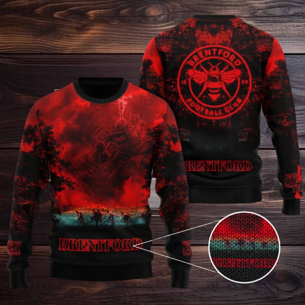 Brentford x Stranger Things Ugly Sweater Brentford x Stranger Things Ugly Sweater