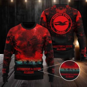 Brighton & Hove Albion FC x Stranger Things Ugly Sweater