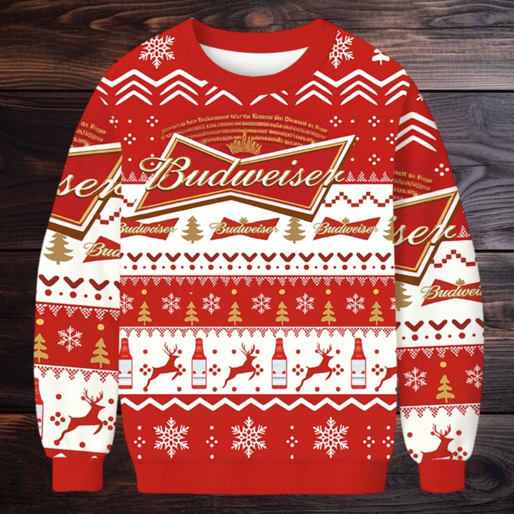 Budweiser Christmas Ugly Sweatshirt