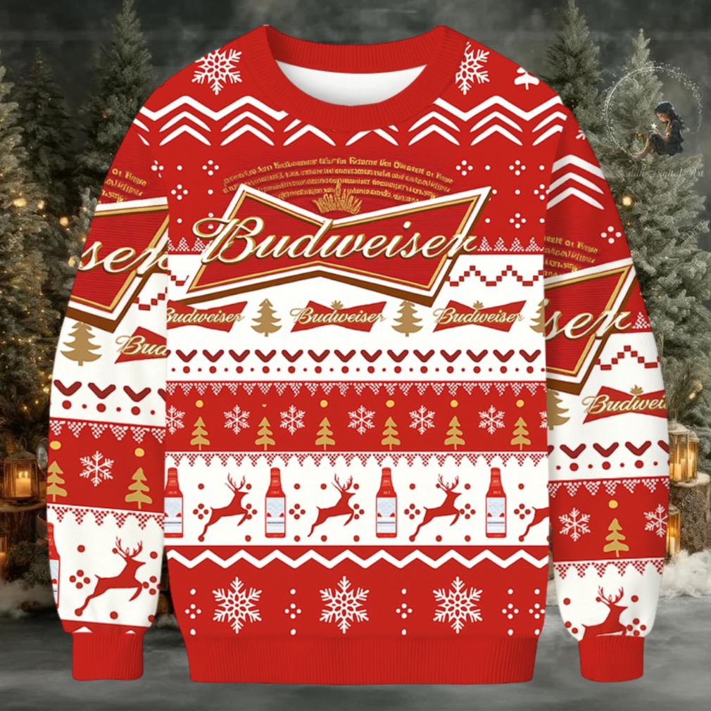 Budweiser Christmas Ugly Sweatshirt