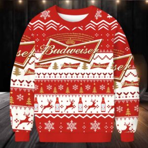 Budweiser Christmas Ugly Sweatshirt