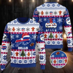 Buffalo Bills 3D Ugly Sweater