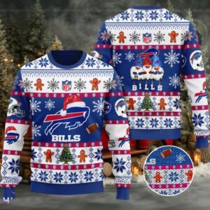 Buffalo Bills 3D Ugly Sweater