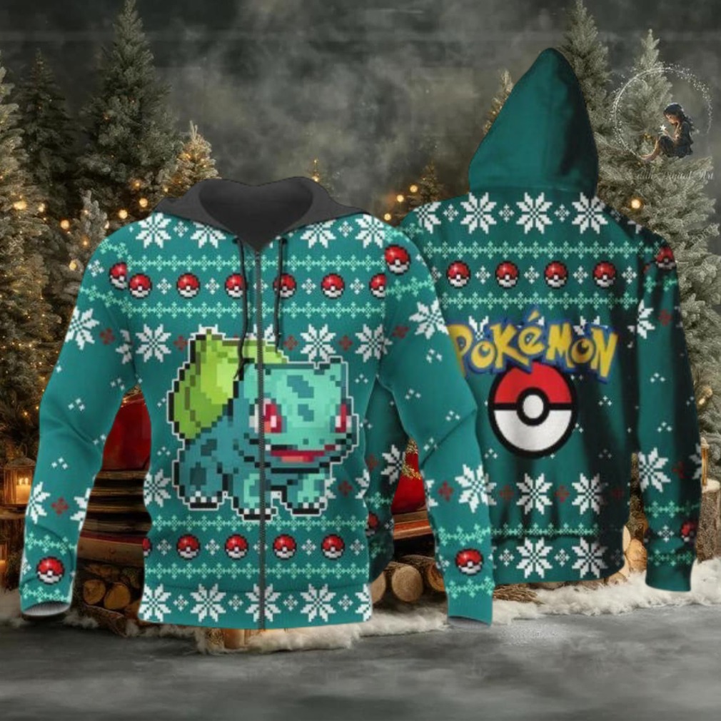 Bulbasaur Anime Pokemon Manga Ugly Christmas Sweater 1k811 Stylist Unisex Graphic Outfits Aop 3d Hoodie Bulbasaur Anime Pokemon Manga Ugly Christmas Sweater 1k811 Stylist Unisex Graphic Outfits Aop 3d Hoodie