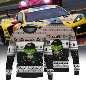 CADILLAC HERTZ TEAM JOTA FIAWEC × Grinch Ugly Christmas Sweater