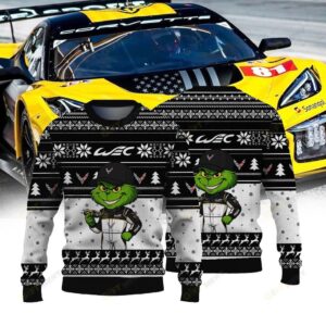 CORVETTE RACING FIAWEC × Grinch Ugly Christmas Sweater