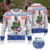 A J Foyt Enterprises David Malukas IndyCar × Grinch Ugly Christmas Sweater A J Foyt Enterprises David Malukas IndyCar × Grinch Ugly Christmas Sweater