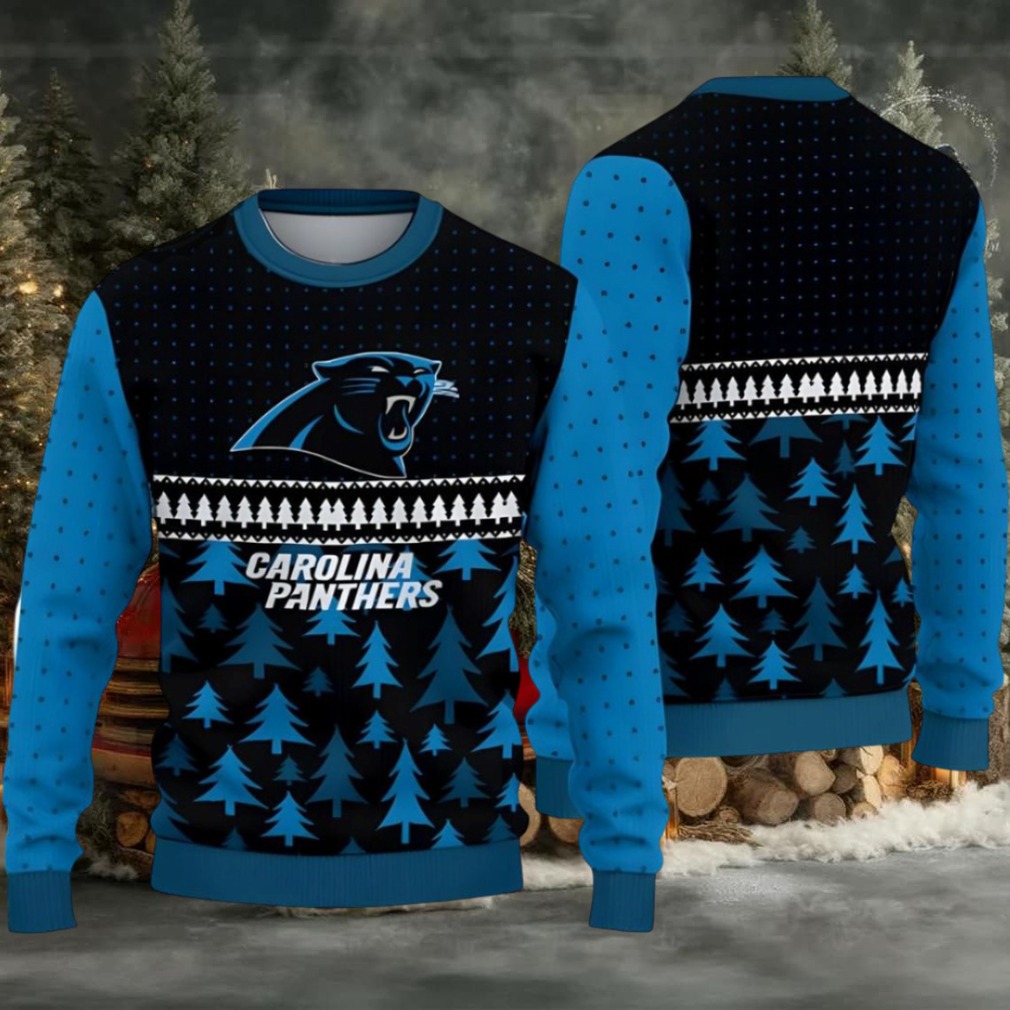 Carolina Panthers Winter Roar Ugly Christmas Sweater Mens Womens Carolina Panthers Winter Roar Ugly Christmas Sweater Mens Womens