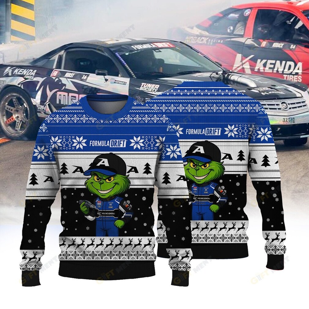 Cash Racing Jonathan Hurst × Grinch Ugly Christmas Sweater Cash Racing Jonathan Hurst × Grinch Ugly Christmas Sweater