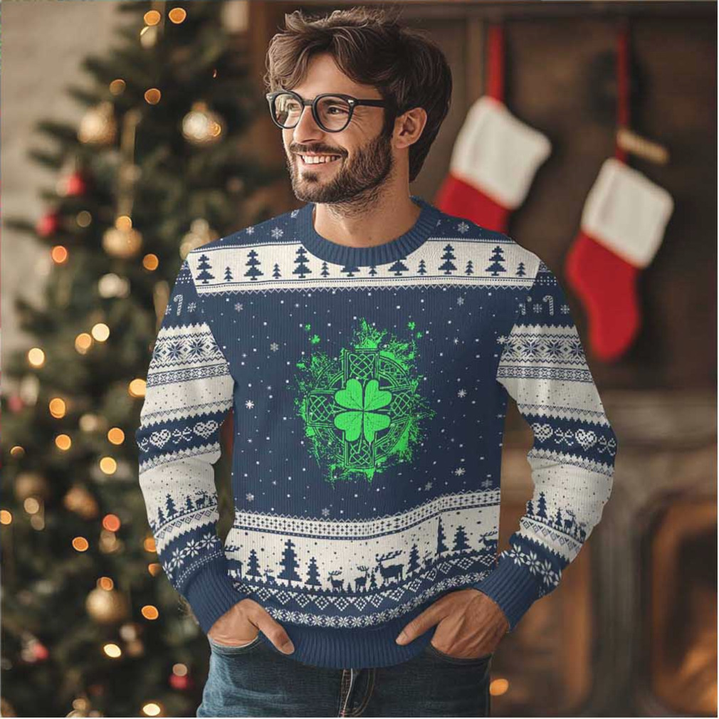 Celtic Knot Irish Shamrock Ugly Christmas Sweater St Patricks Day Celtic Knot Irish Shamrock Ugly Christmas Sweater St Patricks Day