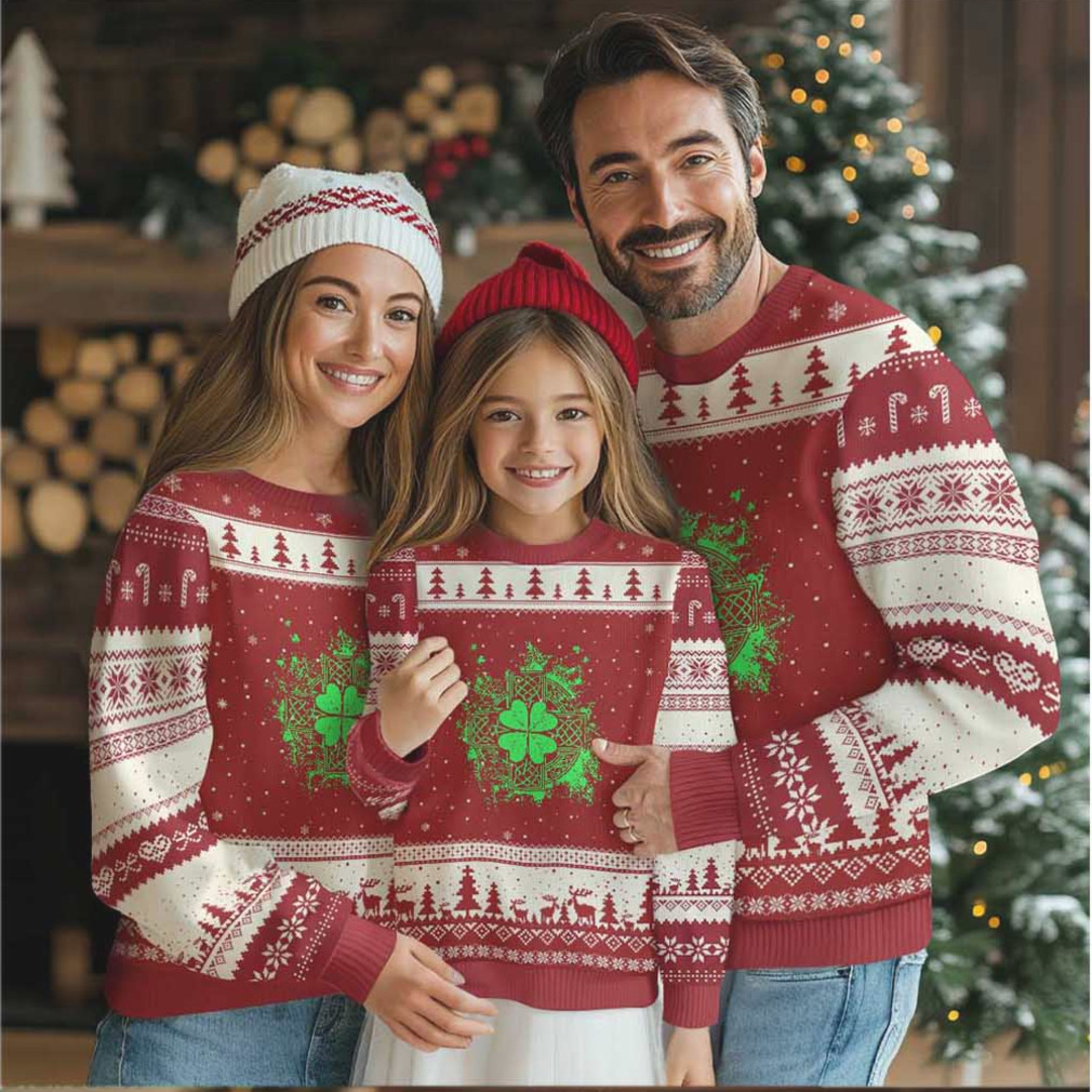 Celtic Knot Irish Shamrock Ugly Christmas Sweater St Patricks Day Celtic Knot Irish Shamrock Ugly Christmas Sweater St Patricks Day