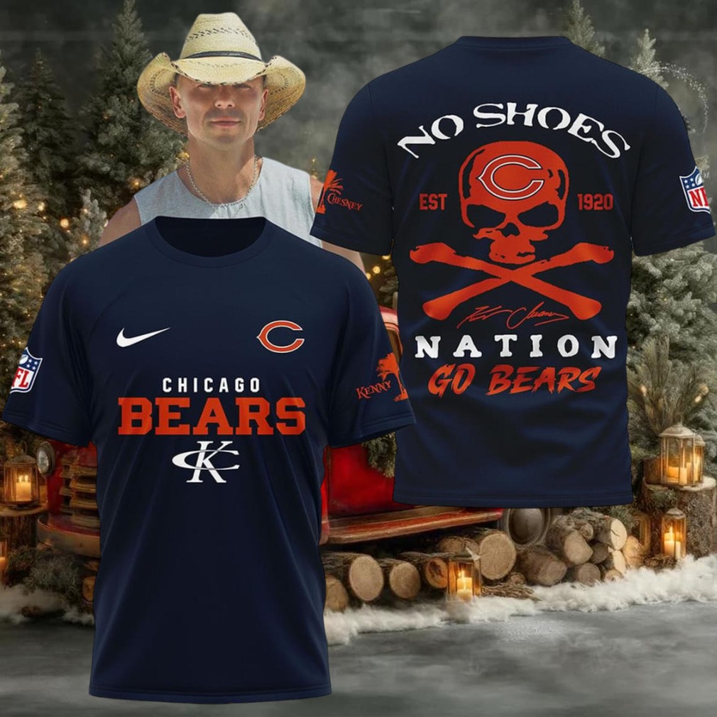 Chicago Bears Kenny Chesney No Shoes Nation Go Bears Hoodie T Shirt Chicago Bears Kenny Chesney No Shoes Nation Go Bears Hoodie T Shirt