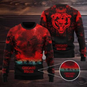 Chicago Bears x Stranger Things Ugly Sweater – TANTN17504 Chicago Bears x Stranger Things Ugly Sweater – TANTN17504