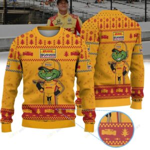 Chip Ganassi Racing Alex Palou IndyCar × Grinch Ugly Christmas Sweater