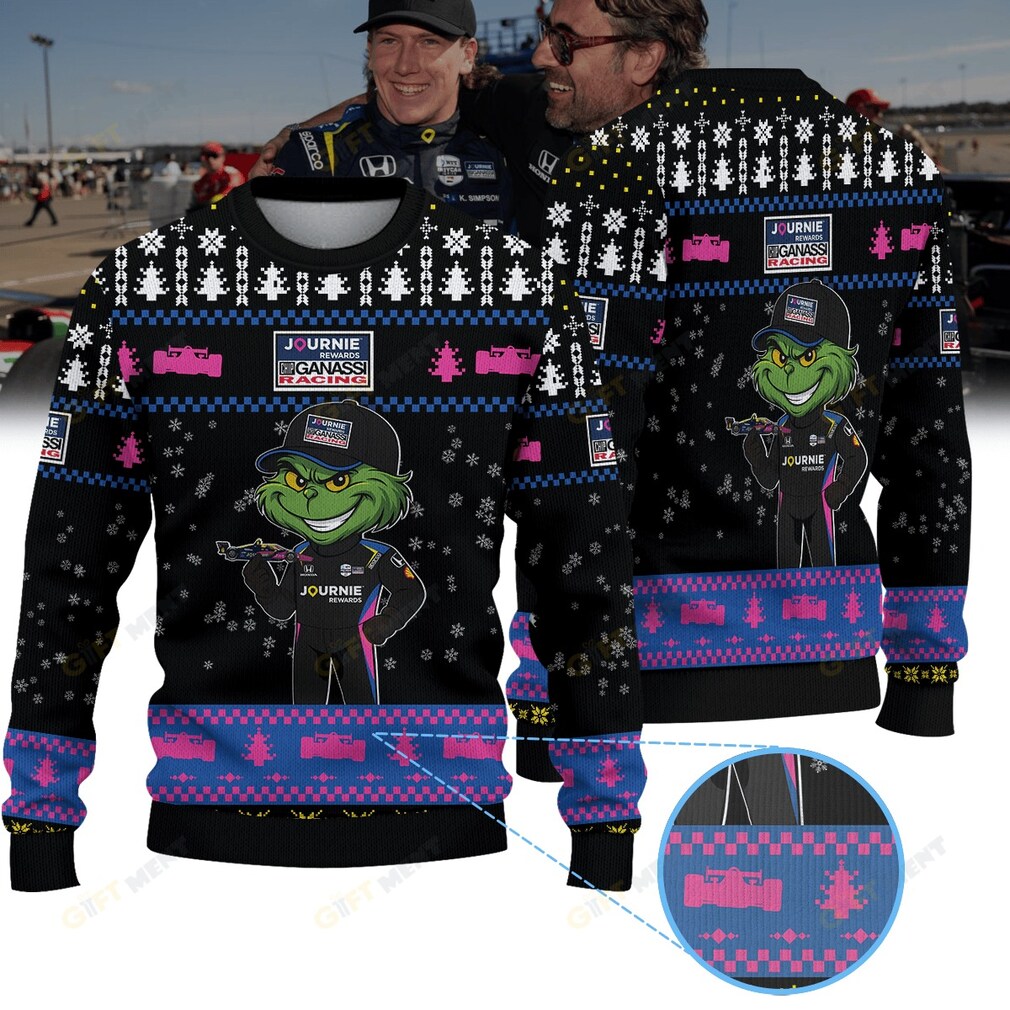 Chip Ganassi Racing Kyffin Simpson IndyCar × Grinch Ugly Christmas Sweater Chip Ganassi Racing Kyffin Simpson IndyCar × Grinch Ugly Christmas Sweater