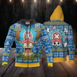 Chopper Ugly Christmas Sweater One Piece Anime 1k503 Fan Gift Stylist Unisex Cartoon Graphic Outfits Aop 3d Hoodie